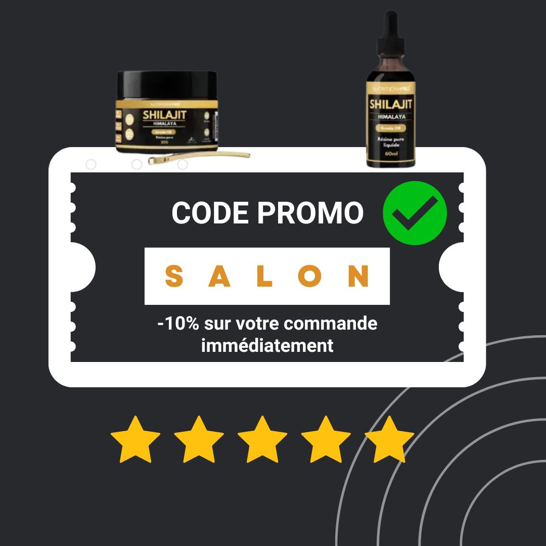 code promo nutrition pro shilajit