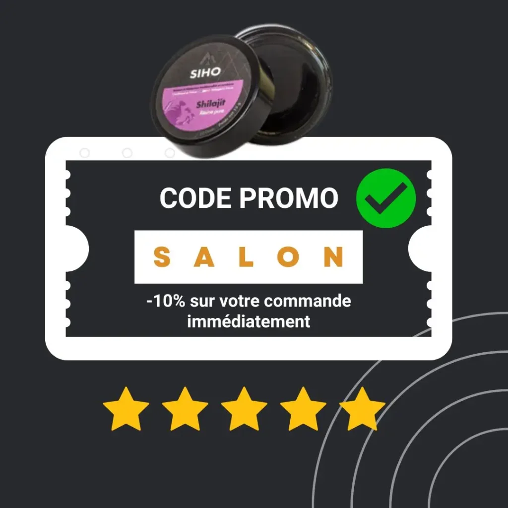 code promo siho shilajit