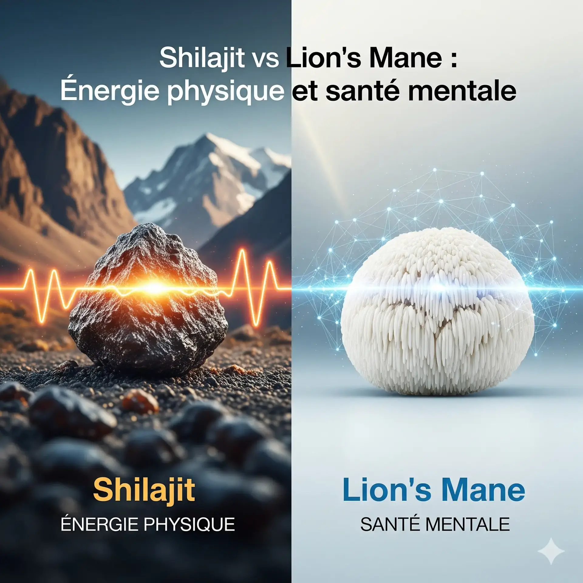 lion's mane et shilajit quels effets
