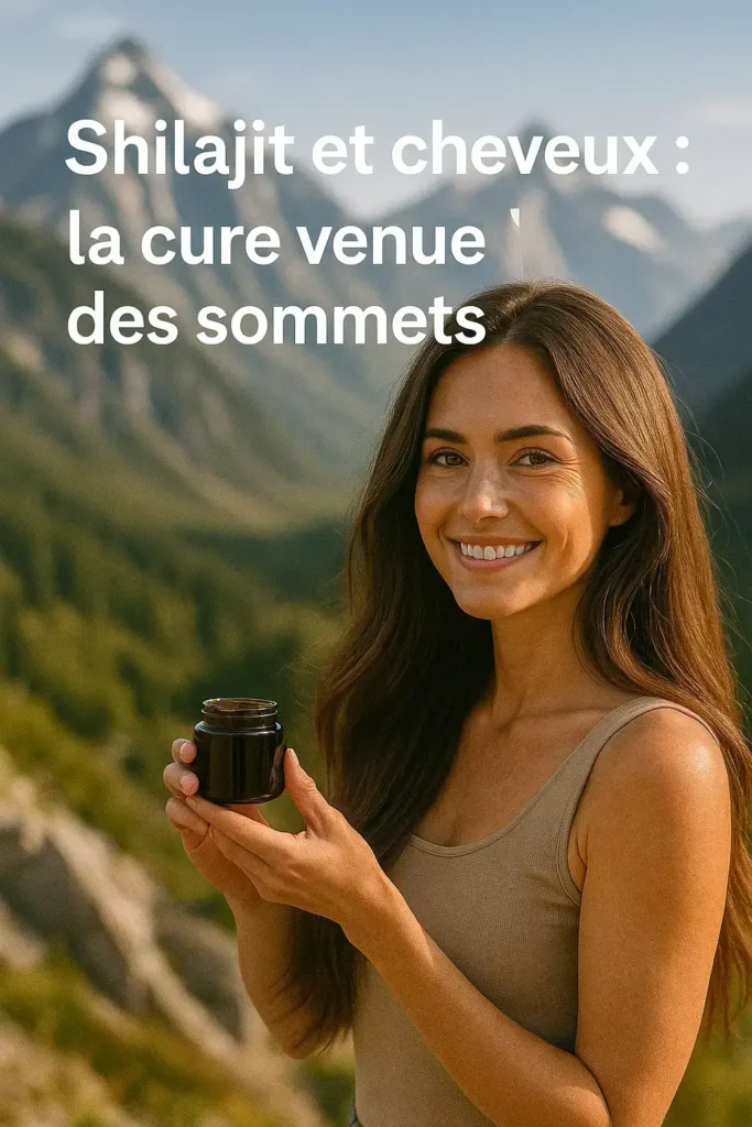 les bienfaits du shilajit sur les cheveux