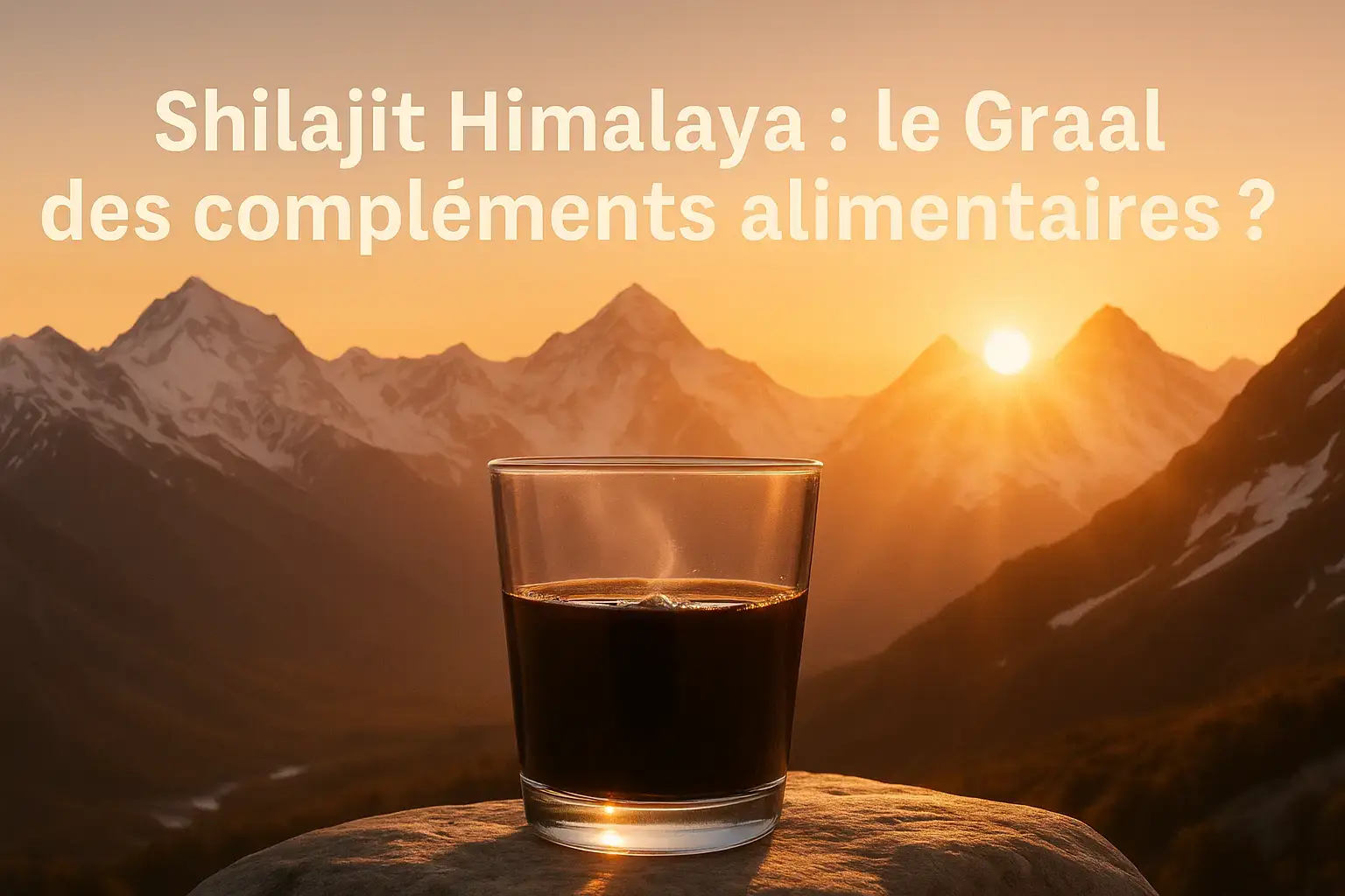 shilajit de l'himalaya